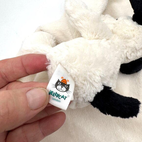 Jellycat Bashful Black and Cream Puppy Soother Stuffed Animal, 13.5 inches| Secu - Picture 4 of 8